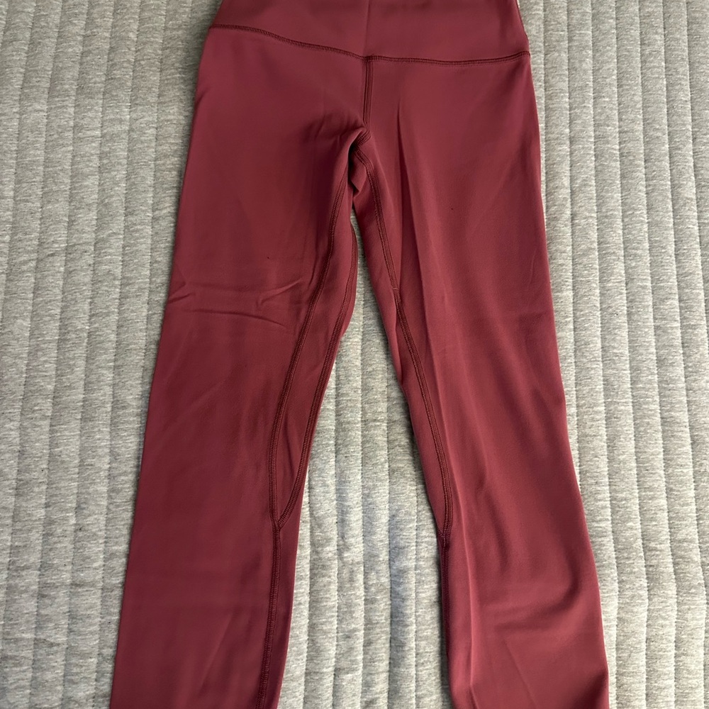 Lululemon Leggings Dusty Rose 21 crop align